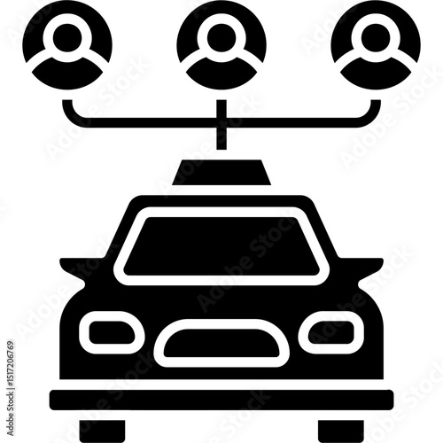 Taxi Passenger Icon