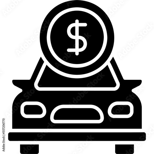 Taxi Fare Icon