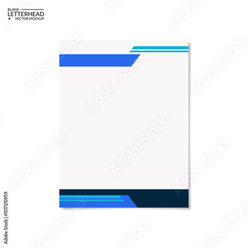 free editable mockup of blank letterhead