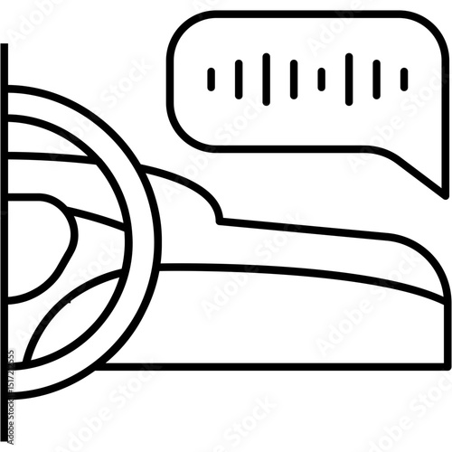 Voice Control Vehicle Icon