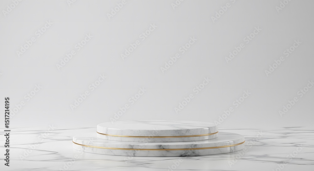Elegant White Marble Display Stand Product Photography Mockup Elegant White Marble Display Stand Product Photography Mockup