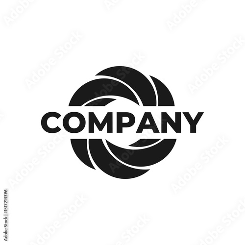 generic circle logo design , business logo , vector , symbol , company logo,background, emblem, swirl, infinity, circular