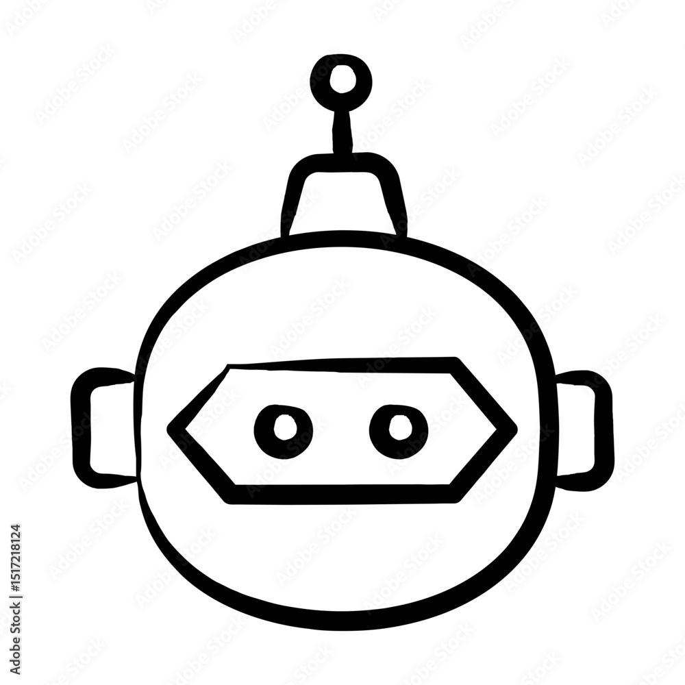 Fototapeta premium Software Bot Icon