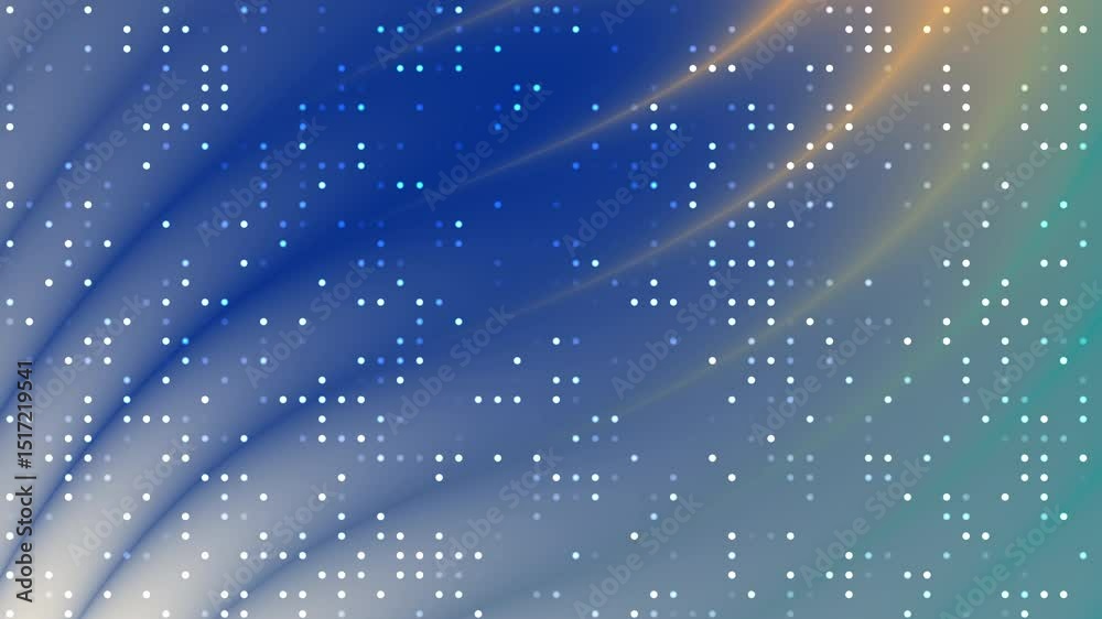 Nuances bleues et dorées, texture numérique abstraite