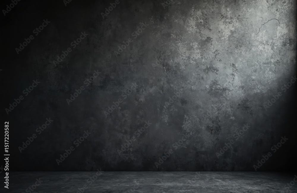 Dark gray concrete wall, textured background with grunge, cracked effect. Rough surface of industrial interior. Blank concrete wall, cement floor, studio room with copy space for text, design. Dark gray concrete wall, textured background with grunge, cracked effect. Rough surface of industrial interior. Blank concrete wall, cement floor, studio room with copy space for text, design.