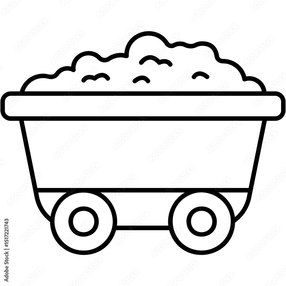 Coal Production Icon Coal Production Icon