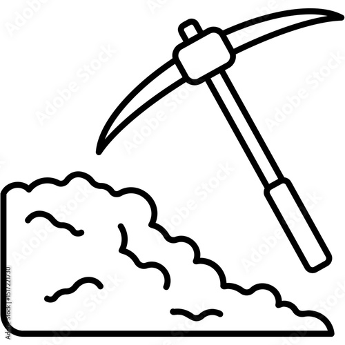 Coal Extraction Icon