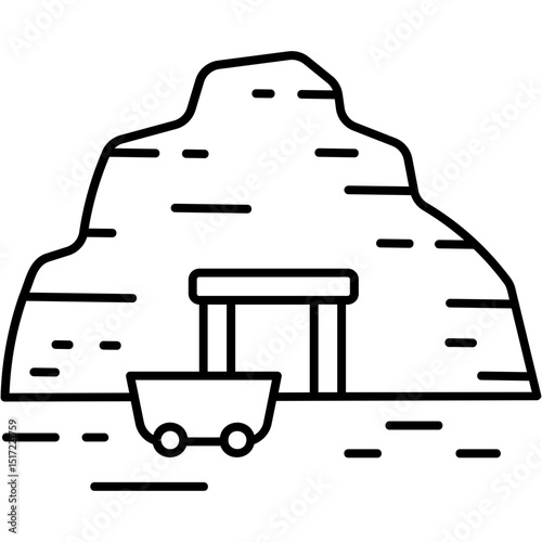 Coal Mine Icon