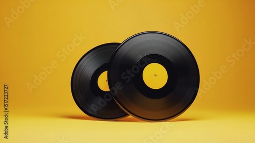 Vinyl plastic album cover frame shrink texture overlay.