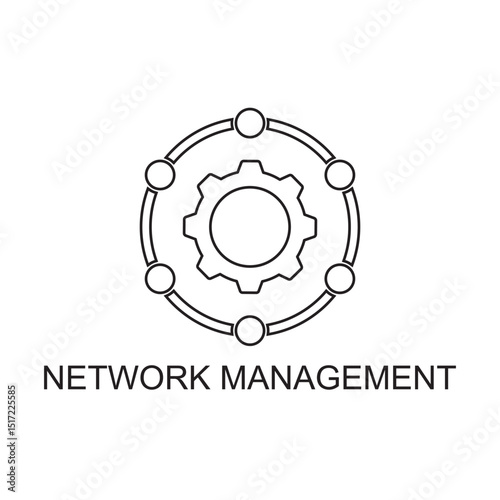 network management icon , file icon
