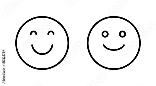 Smile icon vector. smile emoticon icon. feedback sign and symbol