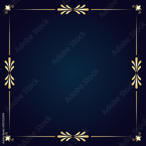 Intricate Gold Frame