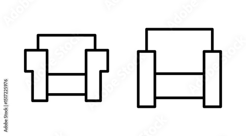 Sofa icon vector. sofa sign and symbol. furniture icon