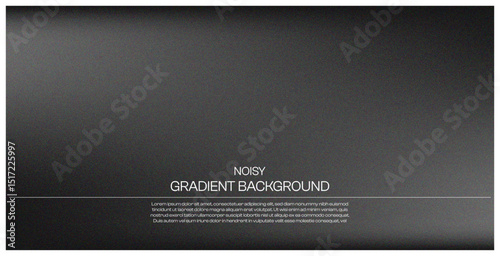 Noisy Gradient Background: A textured, dark gradient background. The design exudes a sense of modern minimalist, perfect for visual content.