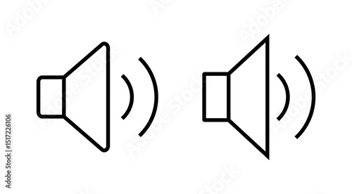 Speaker icon vector. volume sign and symbol. loudspeaker icon. sound symbol