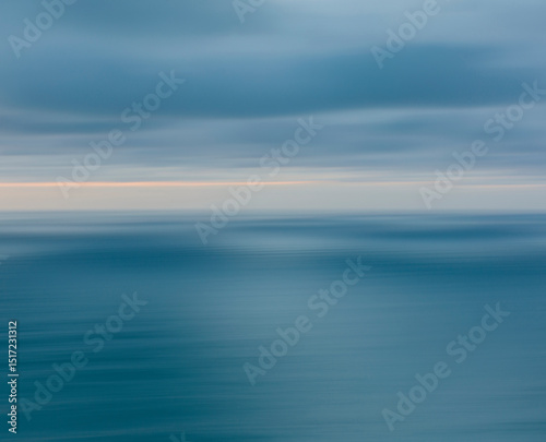 Seascape abstract at dusk photo