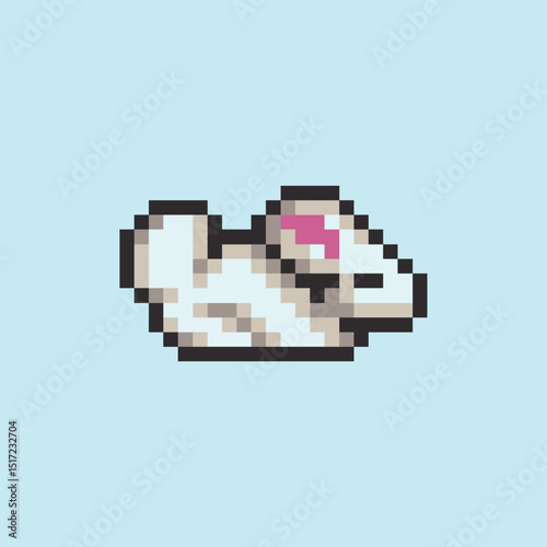this is a rabbit in pixel art with colorful color,this item good for presentations,stickers, icons, t shirt design,game asset,logo and project.