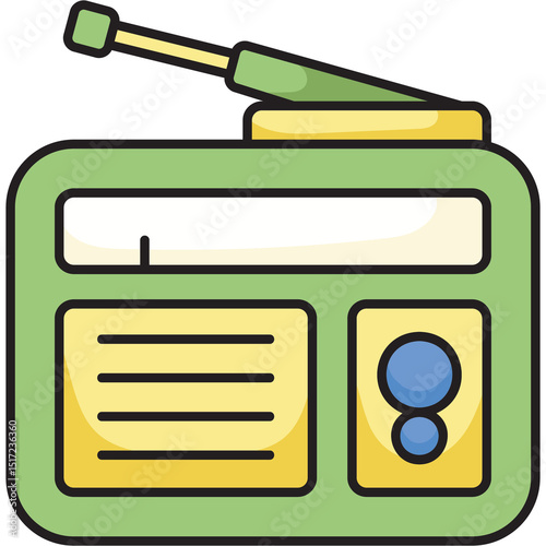 Radio Advertising Sticker