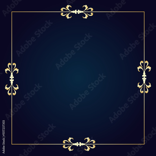 Luxury Card Template Frame