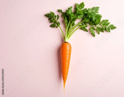 Generated image 깔끔한 배경에 당근 Carrots on a neat background
 photo