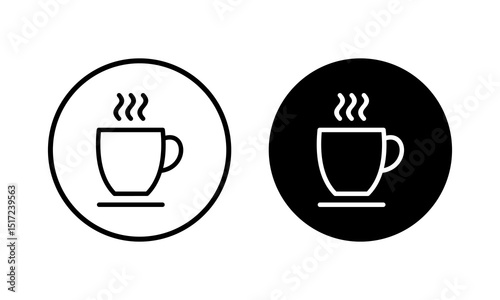 coffee cup icon vector illustration. cup a coffee sign and symbol