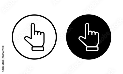 Hand cursor icon vector illustration. cursor sign and symbol. hand cursor icon clik