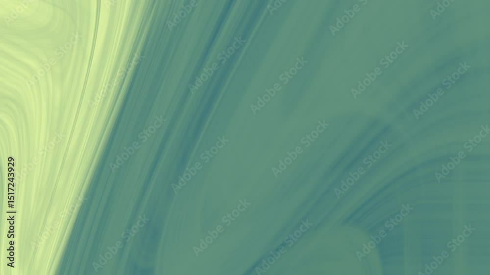 Nuances de vert et de jaune, texture fluide
