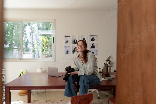 Environmental Portrait of Photographer in Studio photo