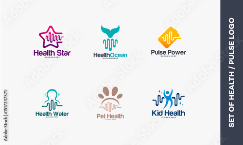 Pet health  design variations.
