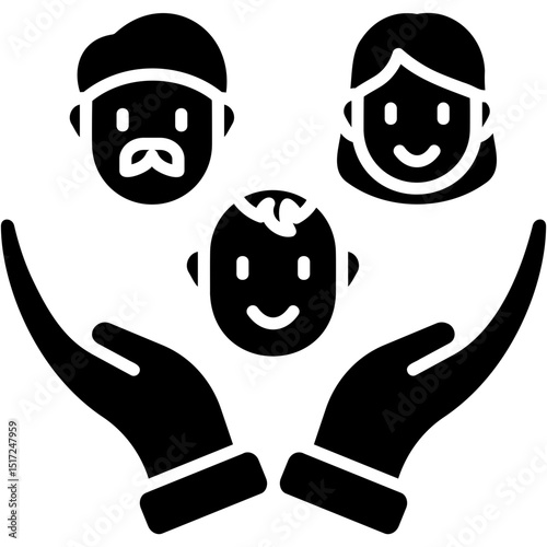 Family Health Insurance Icon