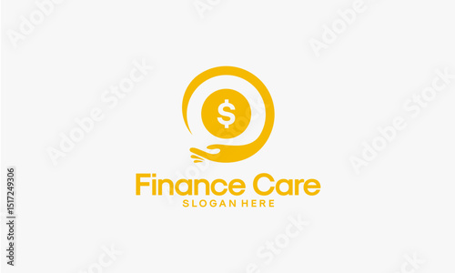 finance  logo template vector