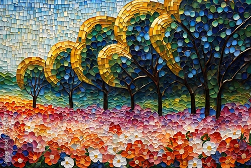 abstract floral background