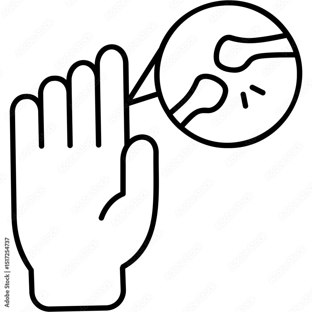 Obraz premium Arthritis Surgery Icon