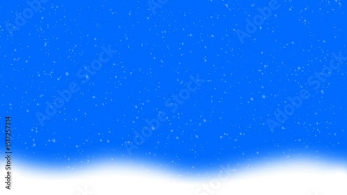 Christmas background with snowflakes. Blue Christmas background. Falling snow. Motion background. Falling snowflakes. Snowdrift.