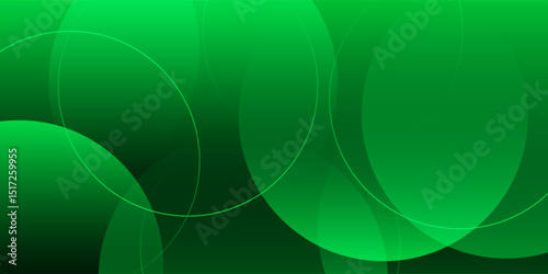Green abstract background with geometric shapes gradient color for presentation design. Suit for business, corporate, institution, conference, party, festive, seminar, and talks.