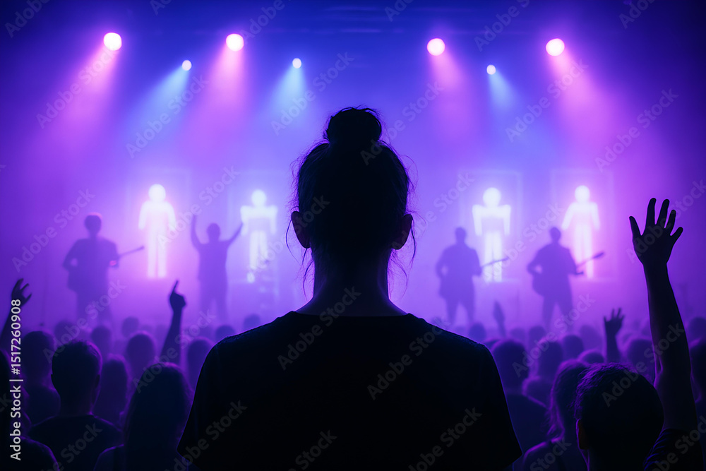 Obraz premium Immersive Concert Experience A Night of Music and Energy