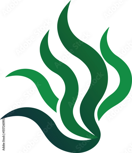 Free Download vector illustration of a green leaf - GFXLoad