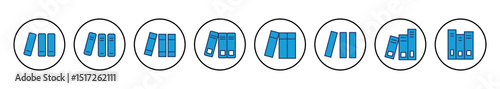 Library icon vector. education icon vector