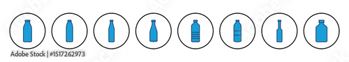 Bottle icon vector. bottle vector icon