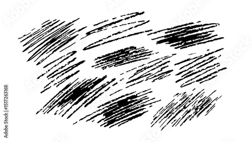 doodle scribble sketch lines hand drawn texture vector brush set pack