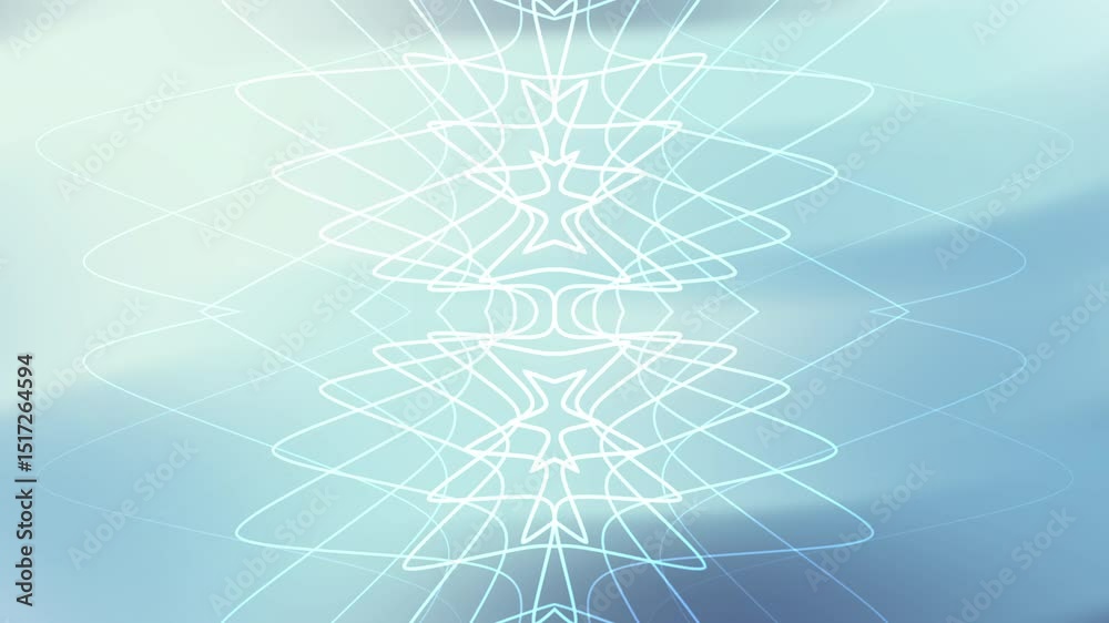 Structure Lumineuse Bleue Abstraite
