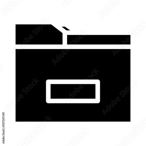 folder glyph icon