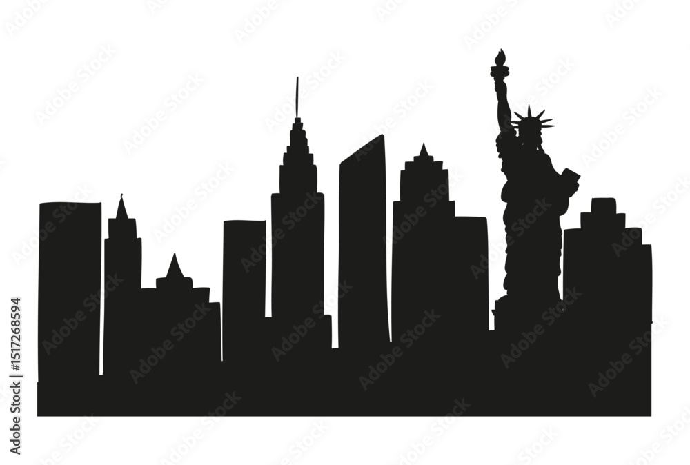 Fototapeta premium new york skyline