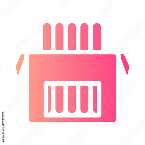 diploma gradient icon