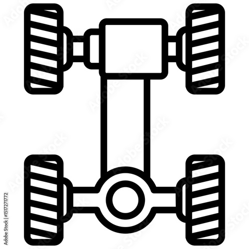 chassis line icon