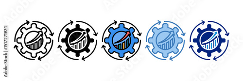 Productivity Icon Element For Design