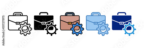 Portfolio Management Icon Element For Design