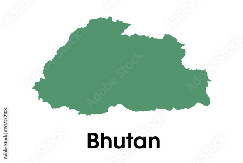 bhutan map
