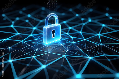 Cybersecurity network protection digital lock