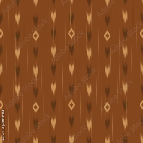 Ethnic-inspired Ikat pattern with muted tones and tribal motifs softened into minimalist flow. Ideal for packaging, wall art, or digital scrapbooking. ,wood texture background